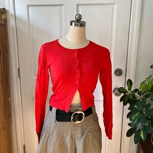 Sandro Red Women's Cardigan